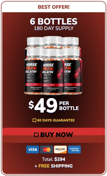 Horse Peak Gelatin 6 bottles